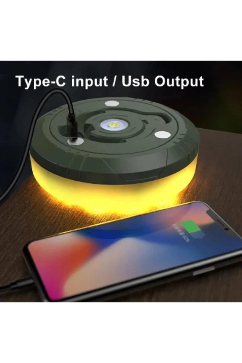 Vertik RGB LED light string 10 m with built-in spotlight and 2000mAh power bank, waterproof - Image 3